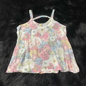 Scotty Washed Out/Faded Floral Blouse